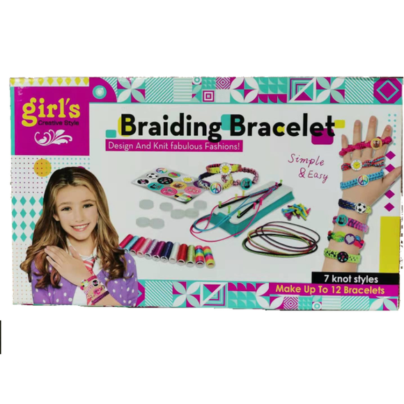 Friendship Bracelet Making Kit, Best Arts and Crafts Toy for Girls Birthday Gifts Ages 6yr-12yr, Charm Bracelet Making String Sets for 7, 8, 9, 10, 11 Year Old Kids Travel Activities