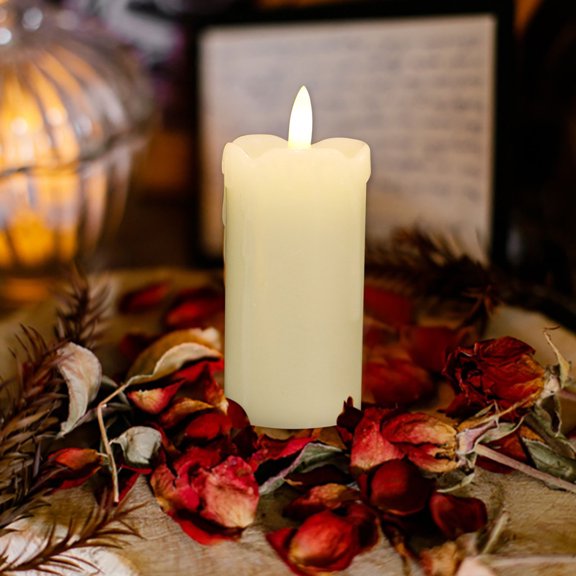 Clearance! LED Electronic Candle Cylindrical Paraffin Candle Timing Electronic Candle Light Birthday Originality Wedding Candle Lighting Deals Today'S Deal #53