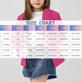 thumbnail image 3 of Veste Blazer pour Filles à Manches Longues, Col Rabattu, Couleur Unie, Formelle et Décontractée, Manteau d'Extérieur pour Jeunes Enfants, Automne Hiver, Garde-Robe, 3 of 5