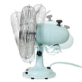 thumbnail image 3 of Better Homes & Gardens 8 pouces Rétro Ventilateur de table en métal à 3 vitesses Menthe, 3 of 7
