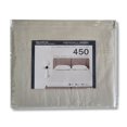 thumbnail image 2 of 100% Cotton Sheet Set, 450 Thread Count, King Size, Grey, 2 of 4