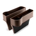 thumbnail image 3 of mmirethe Gap Filler Organizer High Performance with Cup Holder Brown Right 1Set, 3 of 6