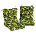 thumbnail image 1 of Greendale Home Fashions Coussin de Chaise d'Extérieur pour Siège/dossier, 2 Unités (Lot de 1), Blanc Tropical, 1 of 4