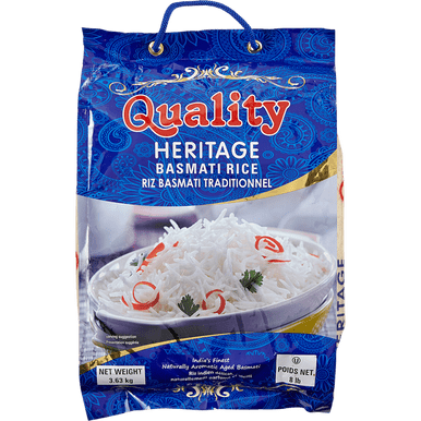 QUALITY Riz Basmati de Qualité 3,63 kg