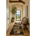 thumbnail image 1 of Rug Branch Montage Collection Tapis de couloir géométrique moderne, 1 of 4