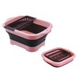 thumbnail image 1 of Bassin à Vaisselle Pliable avec Bouchon d'Égouttement, Gain de Place, Bac à Goulée Pliable, Plateau de Rangement de Cuisine Portable pour Camping en Plein Air et Utilisation en VR, 1 of 5