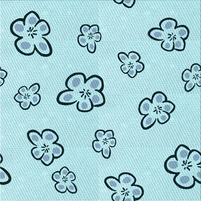 Ahgly Tapis d'Intérieur Lavable en Machine Carré Transitionnel Bleu Électrique, 4 Pieds Carré