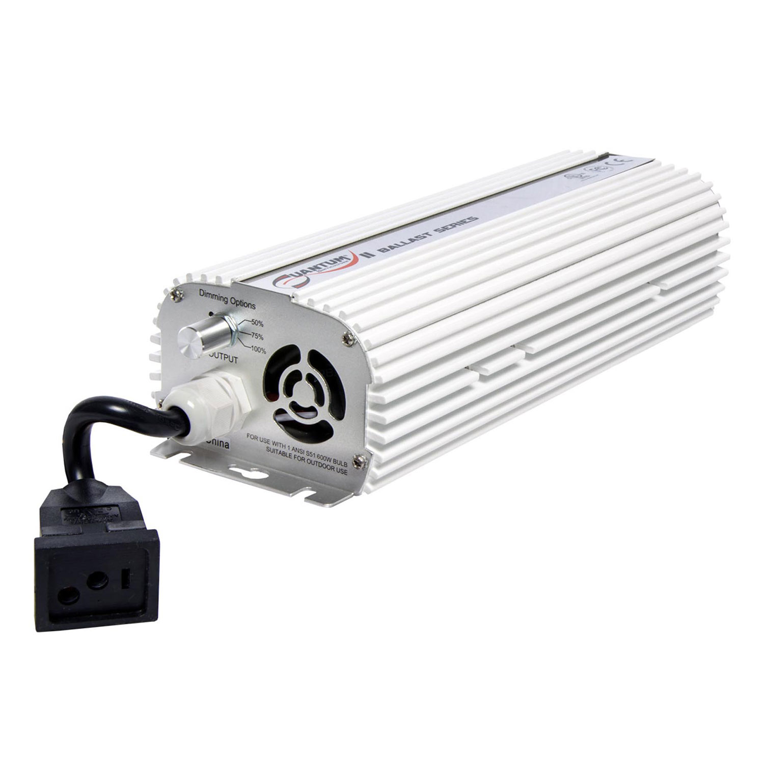 Hydrofarm Quantum QT600 Ballast Numérique Dimmable 600W, 600 W
