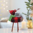 thumbnail image 1 of Christmas Reindeer Decor Table, Christmas Decorations - Christmas Deer Festival Mood Decoration Desktop Christmas Tree Decoration Scene Decoration Props Home Decoration Deer Doll Gift, 1 of 6