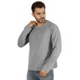 thumbnail image 3 of Inkmeso Men's Long Sleeve Cotton Basic Shirt Lightweight Solid T-Shirts, 3 of 7
