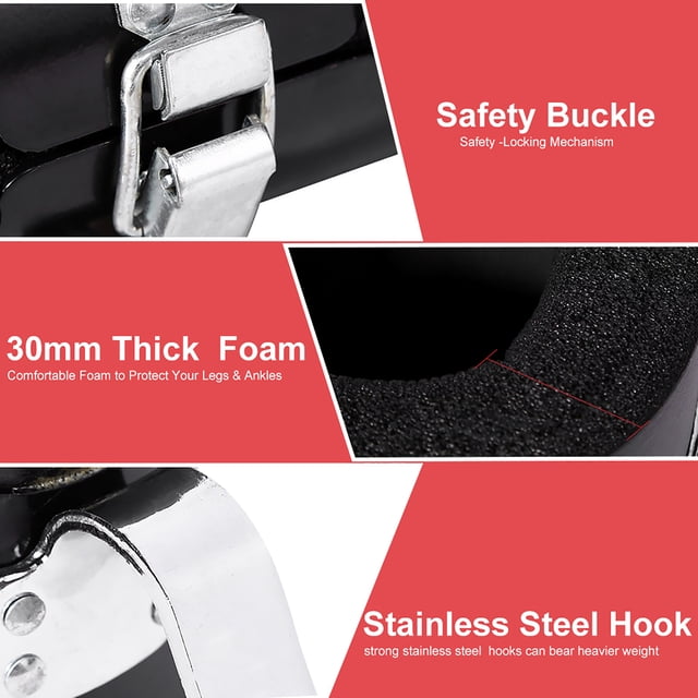Boots Inversion Boots Fitness Boots for Pain Relief with Padded Pages for a Comfortable Fit on Every Pull up Beam