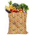 thumbnail image 1 of Construction Themed Reusable Fabric Tote Bag - Large Capacity Washable & Foldable, 1 of 5