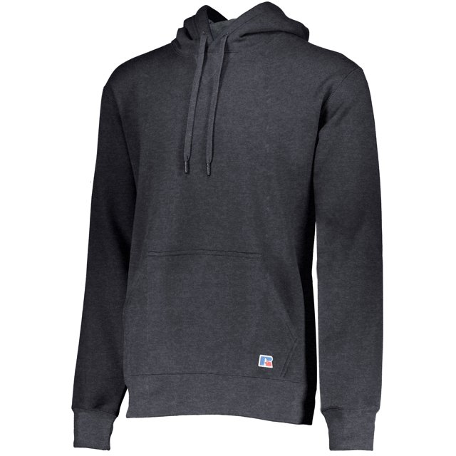 Russell Athletic Chandail à Capuchon en Molleton Riche en Coton, 3TG, Charbon Chiné