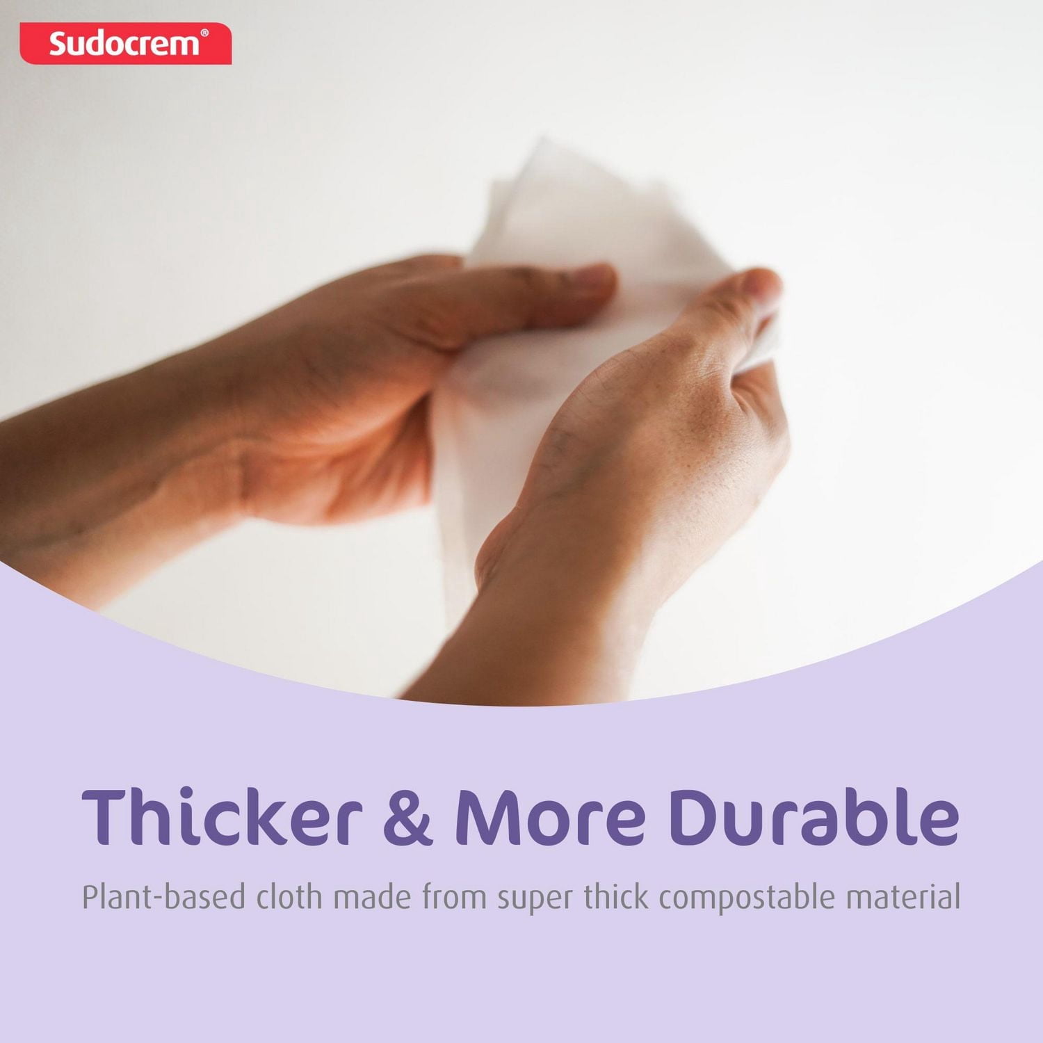 Lingettes pour bébé à l'eau pure Sudocrem® - 180 lingettes |Peaux sensibles