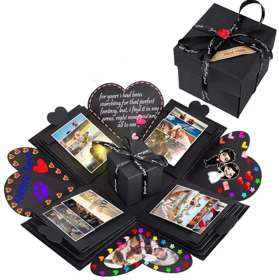 Surprise Box, Creative DIY Folding Photo Album Handmade Scrapbook