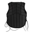 thumbnail image 3 of braveheart Equestrian Vest Lengthened Filler Good Elasticity Lightweight Safety Horse Riding Body Protector Waistcoat with Zipper Outdoor XXL, 3 of 6