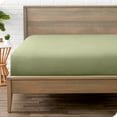 thumbnail image 1 of Bare Home Drap-Housse - Premium 1800 Collection - Poche Profonde - Ultra Doux, Résistant aux Plis - Très Grand Simple, Sauge, 1 of 7