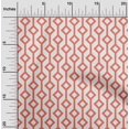 thumbnail image 2 of oneOone Cotton Poplin Orange Fabric Geometric Sewing Craft Projects Fabric Prints By Yard 42 Inch Wide, 2 of 4