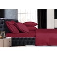 thumbnail image 3 of Mocassi 1800 Series Sheet Set 6 Pieces Deep Pocket California King Burgundy, 3 of 3