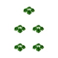 thumbnail image 1 of Thinsony 50pcs Fiber Realistic Appearance Fabric For Stunning Bouquets And Decor Wedding Wide Application Birthday Soft Texture Deep Green 4.5cm 5Set, 1 of 6