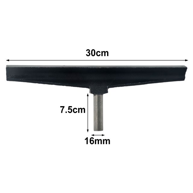 Heavy Duty Woodworking Lathe Tool Rest Holder 12 Inch Cast Iron (300mm) 16mm
