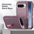 thumbnail image 3 of for Google Pixel 9 Case, Google Pixel 9 Phone Case with Built in Kickstand, Shockproof/Dustproof/Drop Proof Heavy Duty Military-Grade Rugged Protective Étui for Google Pixel 9,Purple, 3 of 9