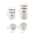 thumbnail image 3 of Insulated Lunch Bag Portable Insulated Lunch Container Set Stackable Stainless Container with Thermal Bag Upgrade Storage Container for School Work Picnic Travel Lunch Tote,Food Storage Bag,Cooler Ba, 3 of 9