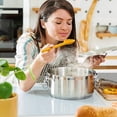 thumbnail image 4 of Stainless Steel Pan With Lid Large Capacity Flanera Maker Portable Round Cake Baking Utensil For Cheese Chocolate Cupcake, 4 of 8