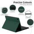 thumbnail image 4 of Clavier Bluetooth Rétroéclairé RGB avec Souris Sans Fil à Double Mode pour Samsung Galaxy Tab S9 FE 10.9 Pouces / Tab S9 11 Pouces (Ensembles Noirs, pour Galaxy Tab S9 FE 10.9 Pouces / Tab S9 11 Pouces), 4 of 5