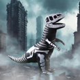 thumbnail image 2 of Skeleton T-Rex Dinosaur Inflatable Adult Costume | Standard, 2 of 2