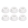 thumbnail image 1 of Unique Bargains 6 Pcs White Plug Holes, T27 Rubber Button Plug for 26mm/1.02' Hole, 1 of 6
