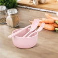 thumbnail image 4 of Reusable Utensils Set Plastic Portable Utensils Ramen Bowl Set Bowl Spoon Chopsticks and Fork Four-Piece Tableware Set, 4 of 5