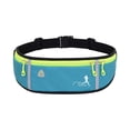 thumbnail image 2 of EGNMCR Ceinture de Course avec Porte-Bouteille d'Eau Sac Banane de Sport Sac de Taille pour Hommes et Femmes Ceinture de Sport avec Fermeture Éclair pour Course Randonnée Escalade,, 2 of 6