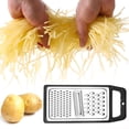 thumbnail image 4 of EGNMCR Râpes à Fromage Multifonctions Râpe à Pommes de Terre Râpe Râpe Radis Râpe de Légumes Concombre Outil de Cuisine Plaque d'Essuyage, 4 of 4