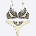 thumbnail image 2 of Pisexur Women's Comfortable Push Up Embroidery Lace Bra and Panty Set Plus Size, 2 of 6