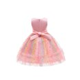 thumbnail image 3 of Faithtur Kids Sequins Heart Patterns O-Neck Sleeveless Formal Dress One-Piece, 3 of 10