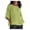Mint Green, variant on 3/4 Sleeve Shirts For Women,Fashion Women New Style Cotton Linen Solid Color Shirts Loose Fit Crewneck Blouses Summer Casual Ladies Tops