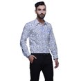thumbnail image 3 of BESTMAN Chemise Habillée Décontractée pour Homme à Manches Longues, Coupe Ajustée, en Coton, à Boutons, 3 of 5