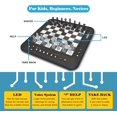 thumbnail image 4 of Vonset P6 Chess Computer, Talking Smart Electronic Chess Board with LED for Kids and Adults, 4 of 5