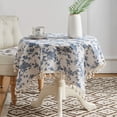 thumbnail image 4 of Jpxdew Polyester Tablecloth,23.62x23.62in,Floral Design,Heat Resistant,Dirt Proof,Home Decor, 4 of 6