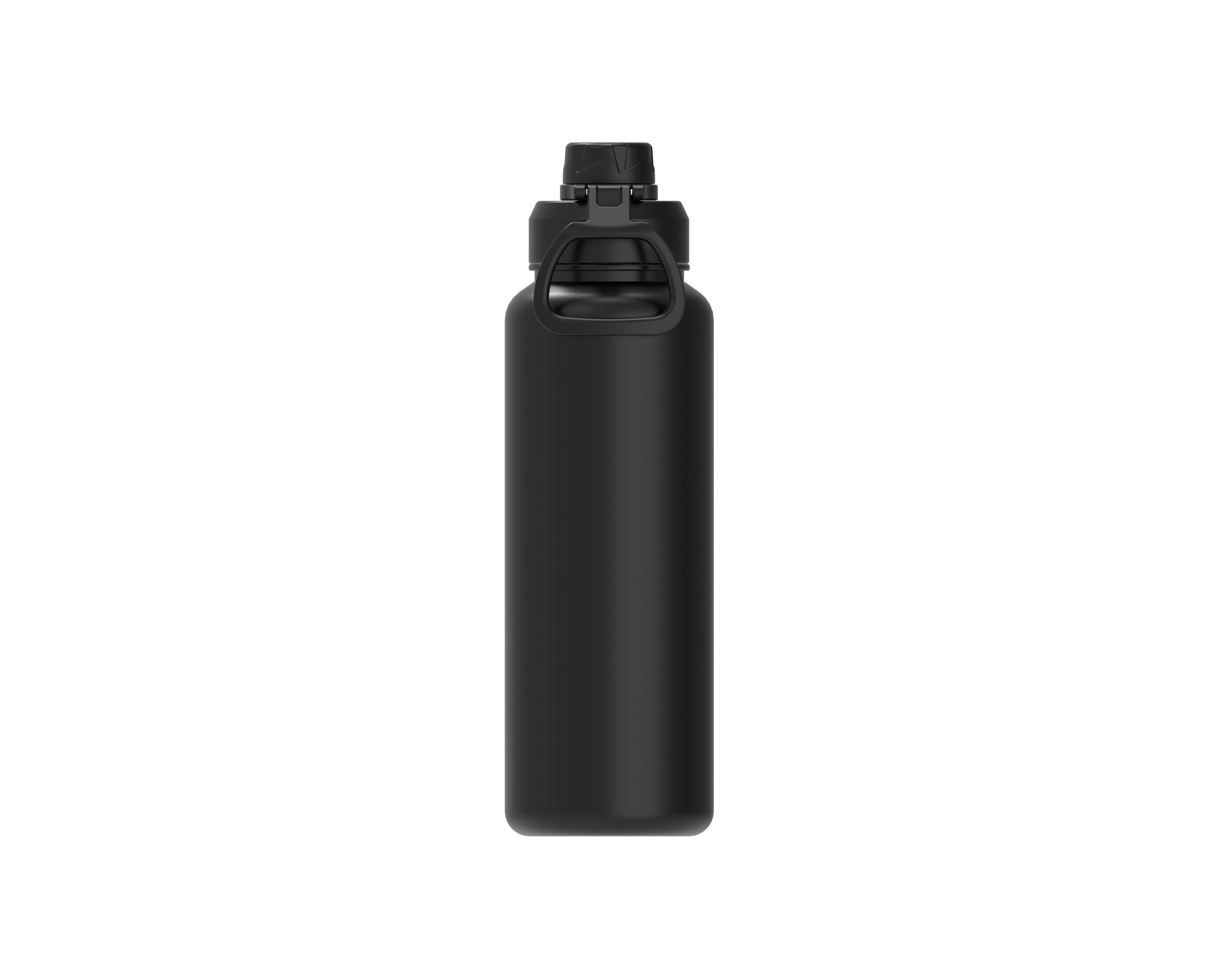 Mainstays 40 fl oz Double Wall Vacuum Insulated Stainless Steel Sport Water Bottle with Leakproof Lid, Fits Car Cup Holder for Travel & Daily Use