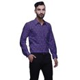 thumbnail image 2 of BESTMAN Cotton Formal Shirts For Men Slim Fit Printed Full Sleeve Shirts For Men, 2 of 5