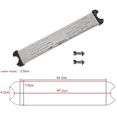 thumbnail image 3 of 2X Swimming Pool Ladder Rung Steps Stainless Steel Replacement Anti Slip Ladder Swimming Pool Accessories, 3 of 7