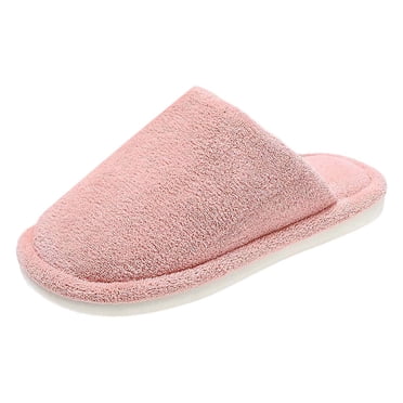 Adult Women's Plush House Slippers Non-Slip Slippers Women's Winter Footwear House Slippers Indoor Footwear Warm Indoor Slippers for Women