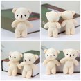 thumbnail image 4 of 5Pcs Mini Bear Stuffed Toys Soft Doll for Wedding Present Party Favors Box Stuffer, 4 of 9