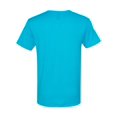 thumbnail image 2 of Hanes Mens Elevated Tee, XS, Flying Turquoise Triblend, 2 of 3