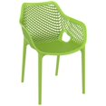 thumbnail image 1 of Compamia Air TG Chaise de Salle à Manger d'Extérieur pour Patio avec Accoudoirs, Vert Tropical, 1 of 7