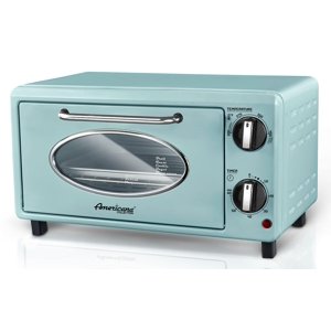 Elite Gourmet by Maximatic Americana Collection ETO147M Diner 50s Retro Countertop Toaster oven, Bake, Toast, Fits 8 Pizza, Temperature Control & Adjustable 60-Minu