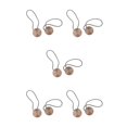 thumbnail image 3 of yingyy 1/2/3/5 2 Pieces Curtain Tieback Round Polyester Replacement Simple Style Household Kitchen Sunshade Drape Fixing Fastener Red 5PCS, 3 of 6