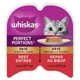 thumbnail image 1 of Whiskas Perfect Portions&nbsp;Beef Entrée Paté Wet Cat Food, 1 of 9